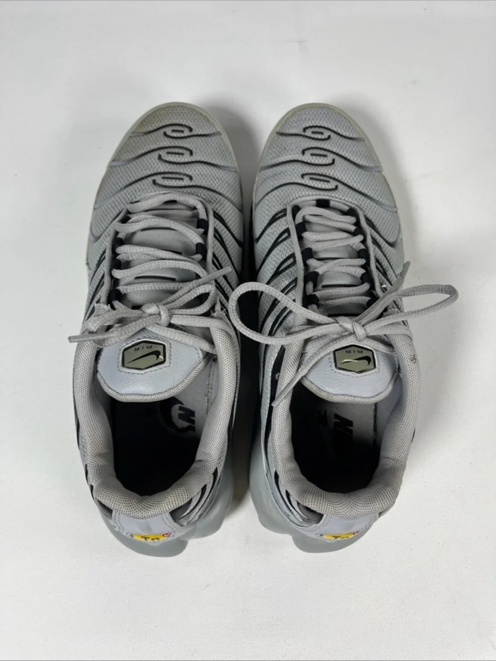 SOLD Nike Air Max Plus Tn Wolf Grey Sneakers Shoes 852630-021 Men’s 10 - Picture 7 of 14